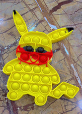 Pop It Fidget kids Toy import Quality bubble squeeze Pokemon